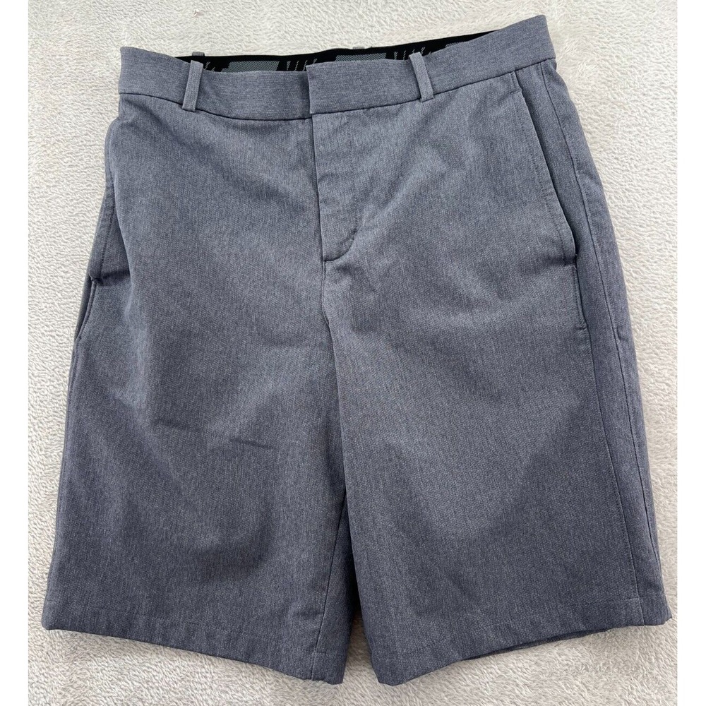 Nike Shorts Mens Sz 30 Dri-FIT Golf Gray Standard Fit Performance Flat Front